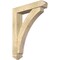 Ekena Millwork Thorton Arts and Crafts Rough Sawn Bracket w/ Offset Brace, Douglas Fir, 6"W x 28"D x 36"H BKT0604X28X36THR03RDF - alternate 1
